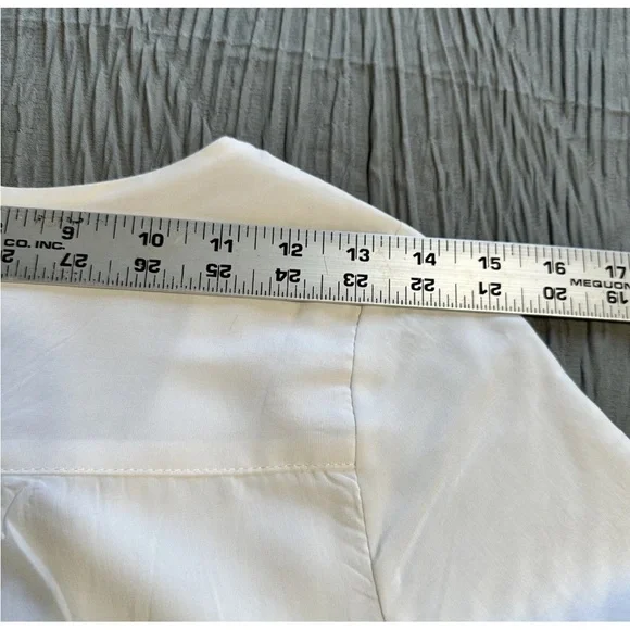 Lulus Small Embroidered Lace Up Shift Dress Vacation Beach Down In Kokomo - Picture 13 of 13